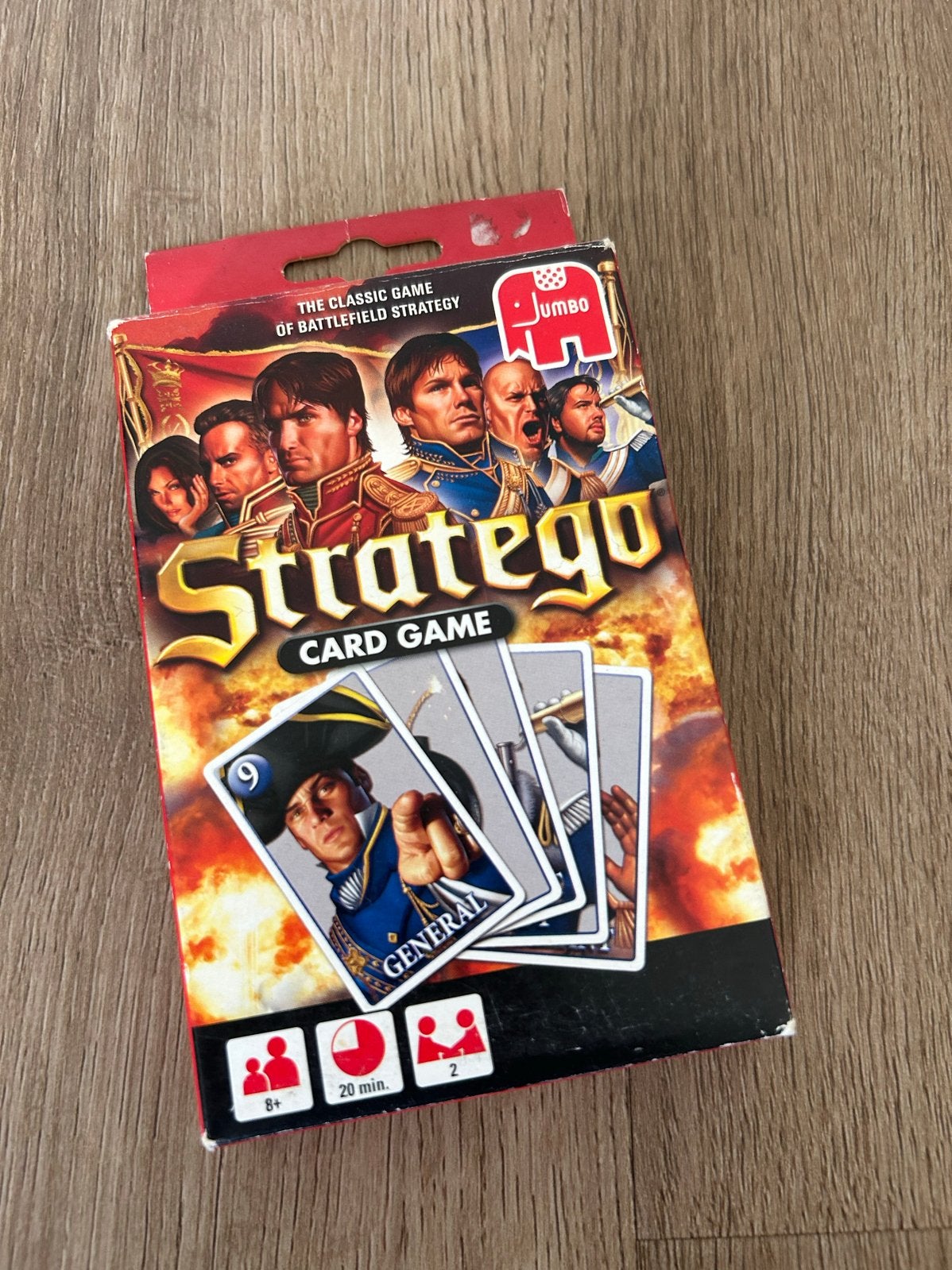 Stratego Card Game - Het klassieke slagveld strategie, Een of twee spelers, Ophalen of Verzenden, Gebruikt