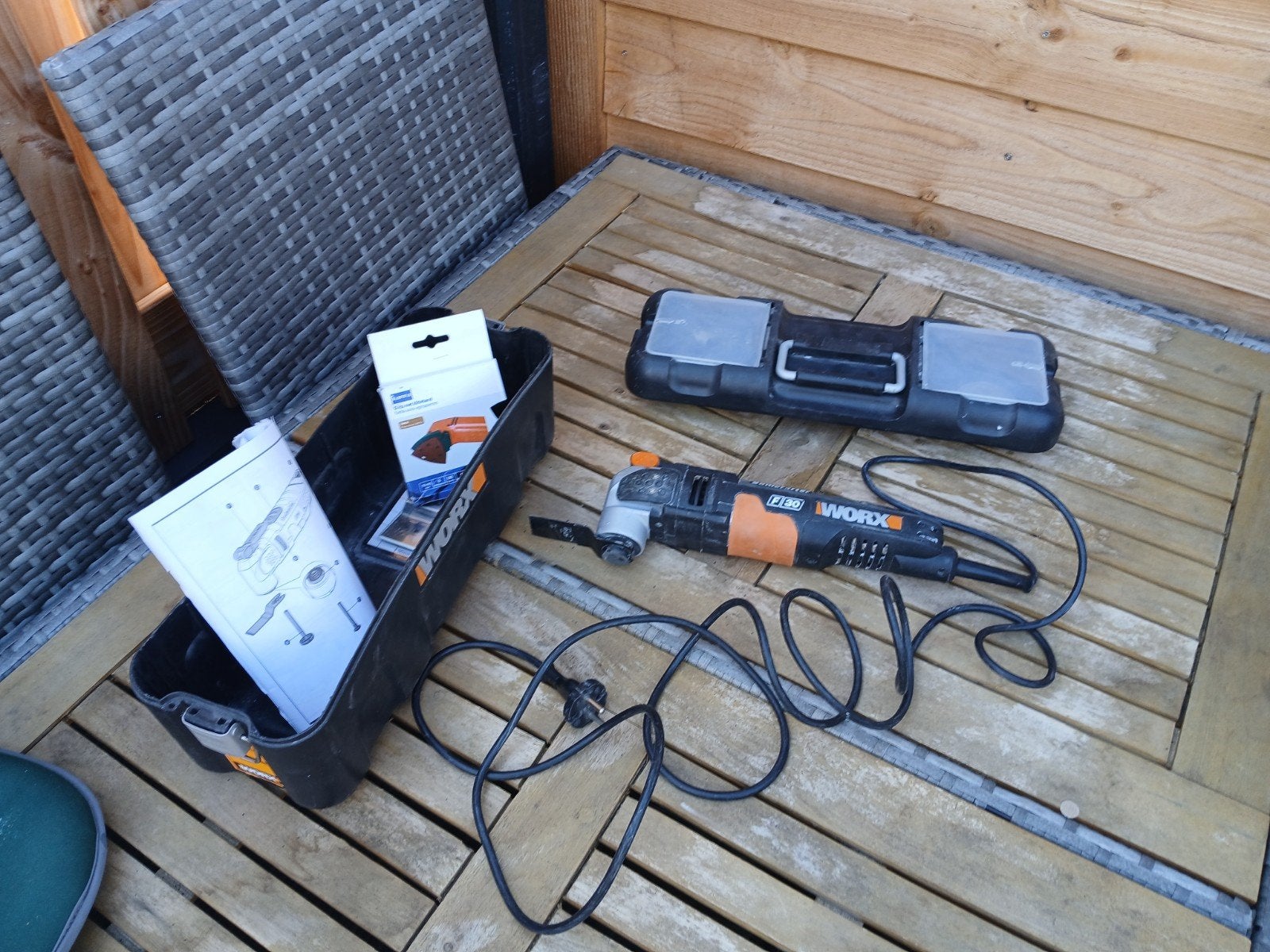 Worx Sonicrafter F 30 Multitool., Ophalen, Gebruikt, Overige typen, 30 tot 70 mm