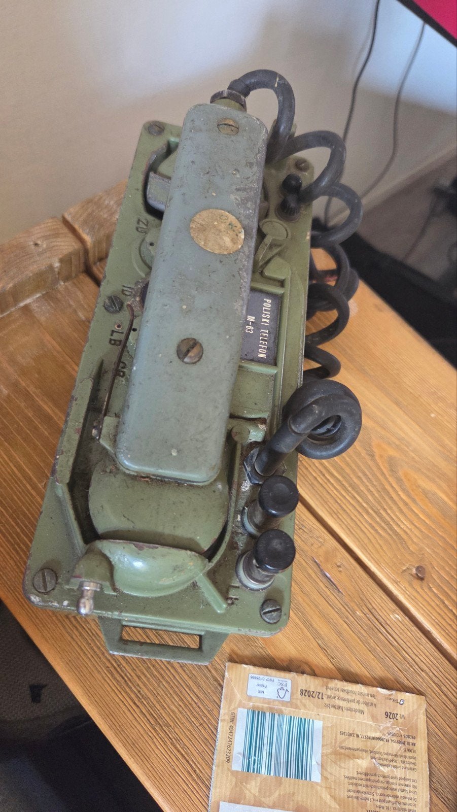 Vintage Militair Veldtelefoon M-63 - Pools Leger, Ophalen of Verzenden