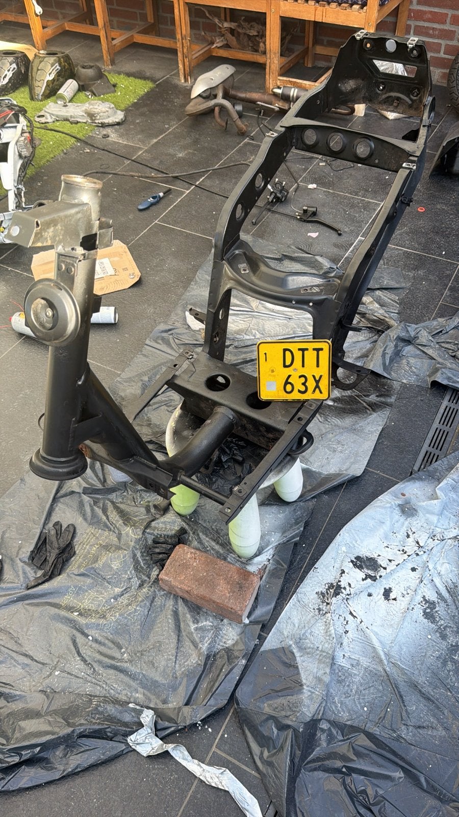 Piaggio zip brom frame, Fietsen en Brommers, Ophalen of Verzenden