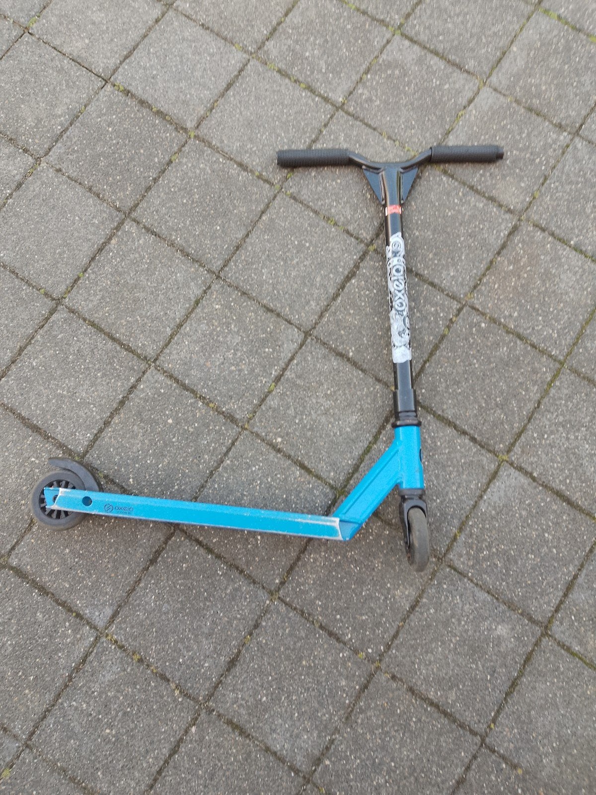 oxelo stuntstep blauw, Ophalen, Gebruikt, Gewone step, Oxelo