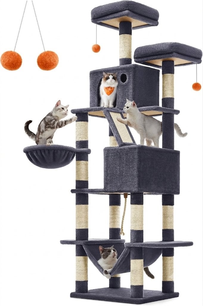Krabpaal voor zware katten - Hoge krabpaal, Nieuw, Ophalen of Verzenden, Krabpaal, Nvt