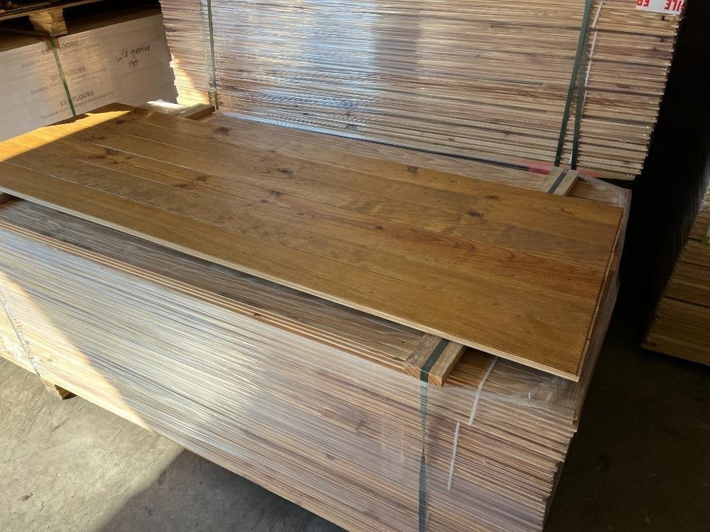 Grenen houten vloer / wand planken 15x120mm Praline Geolied., Ophalen of Verzenden, 75 m² of meer