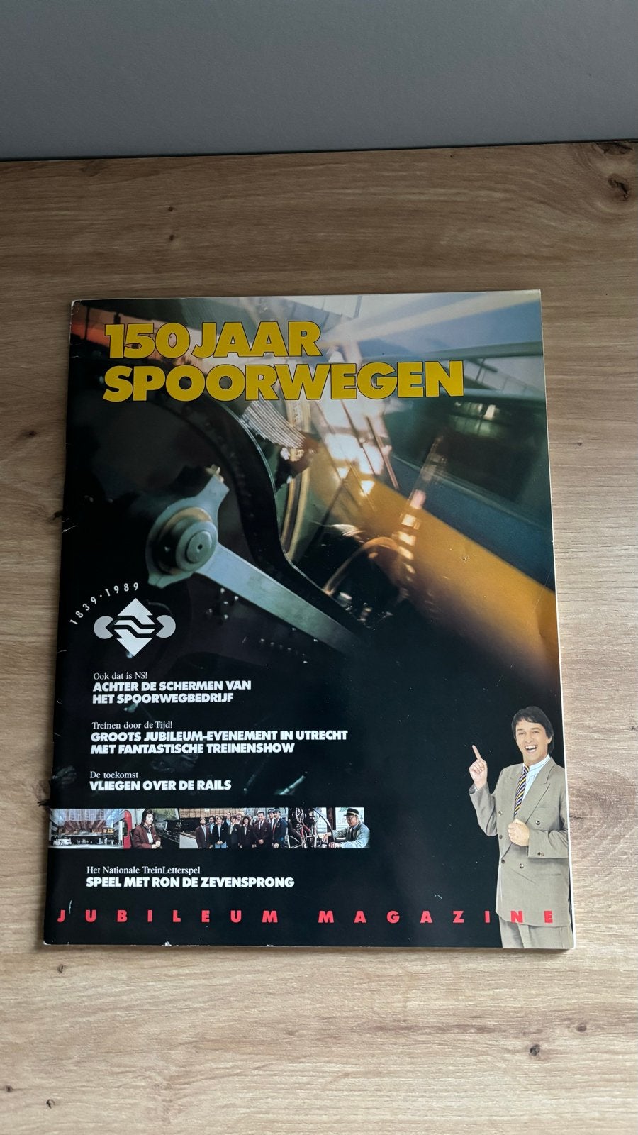 150 Jaar Spoorwegen Jubileum Magazine 1839-1989, Ophalen of Verzenden, Gelezen, Overige typen