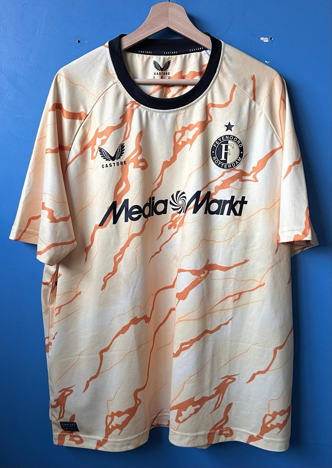 Feyenoord uitshirt 2024-2025 - Maat 3XL (valt als 2XL), Verzenden, Zo goed als nieuw