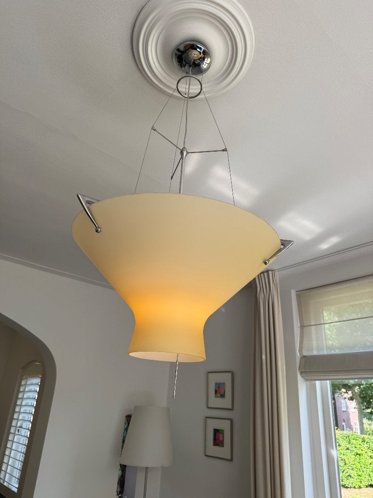 hanglamp van Muranoglas, Ophalen, Zo goed als nieuw, Glas, E27 (groot)