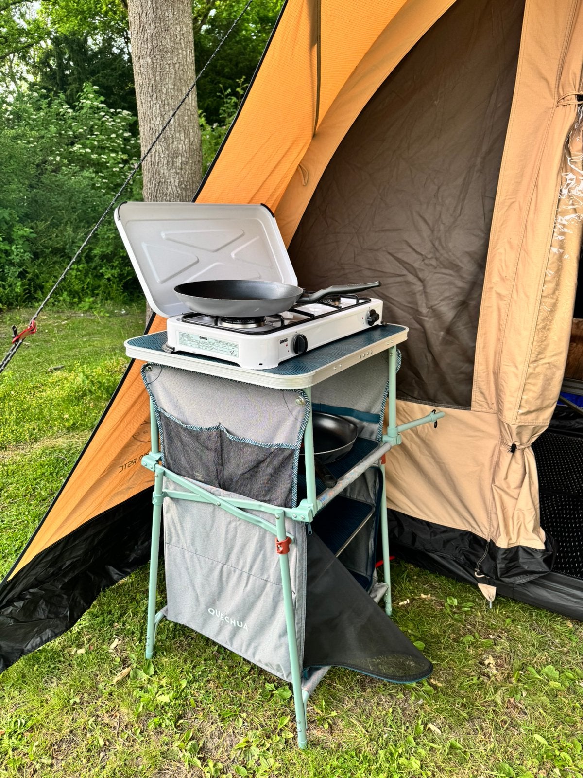 Kampeerkeuken decathlon, Ophalen of Verzenden, Gebruikt