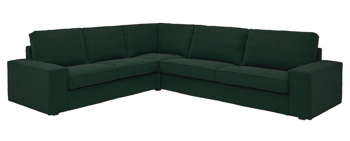 Ikea Kivik 5-zits bankhoes - Tallmyra Donkergroen, Ophalen, Nieuw, Stof, Modern, Scandinavisch