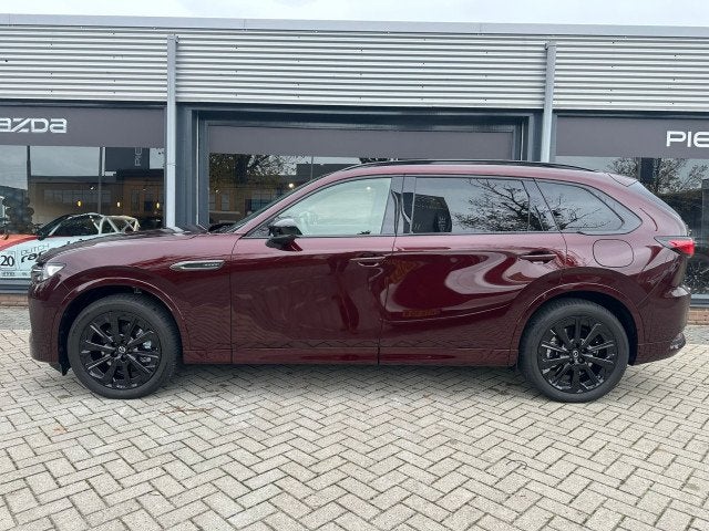 Mazda CX-80 2.5 e-SkyActiv PHEV Homura Plus | LEDER | NAVI |, Auto's, Mazda, Automaat, Zwart, CX-80, Overige brandstoffen
