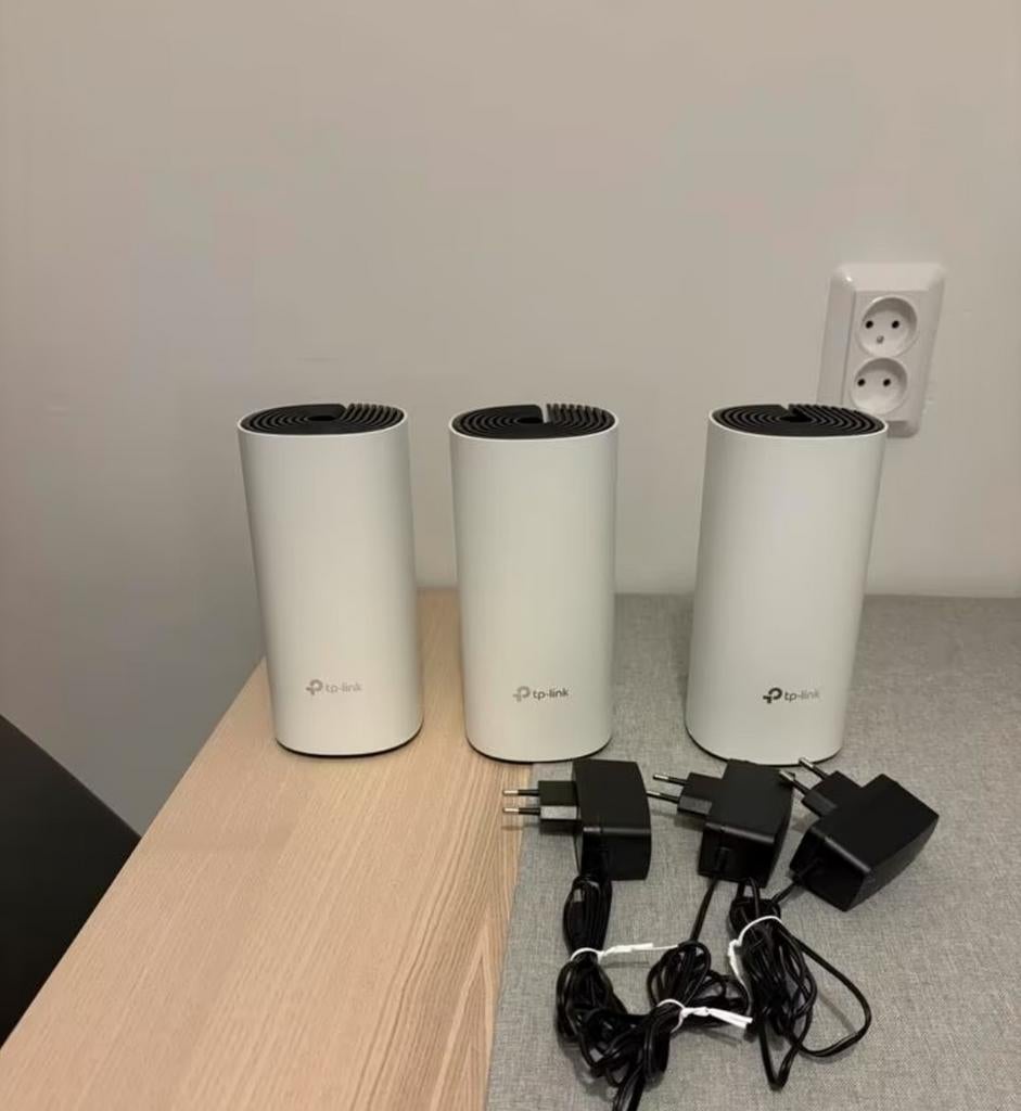 TP-Link Deco M4 (3-pack) Mesh WiFi Systeem, Computers en Software, Routers en Modems, Gebruikt, Router, Ophalen of Verzenden