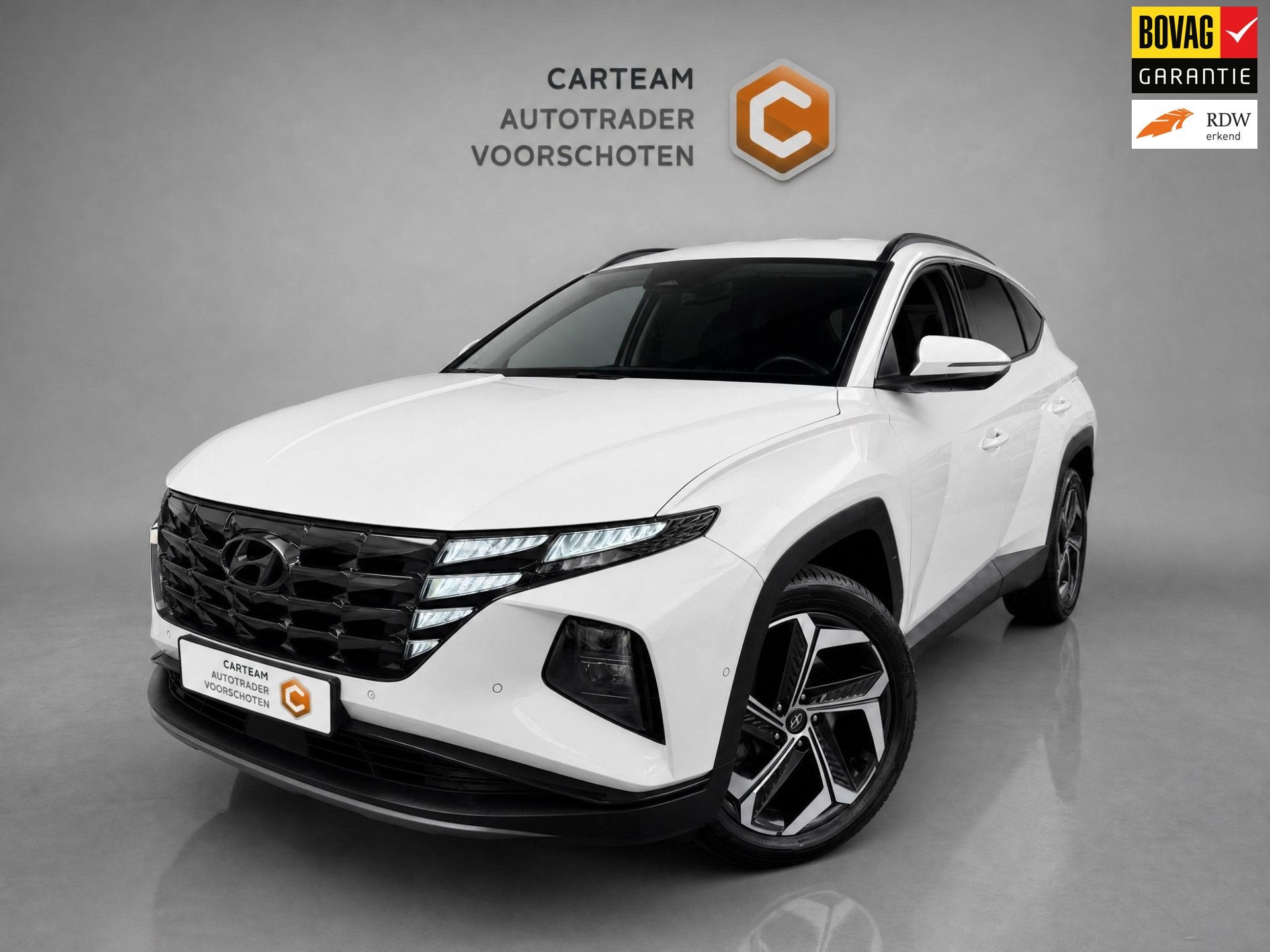 Hyundai Tucson 1.6 T-GDI HEV Premium |360 Cam|, Gebruikt, 4 cilinders, 1650 kg, Wit