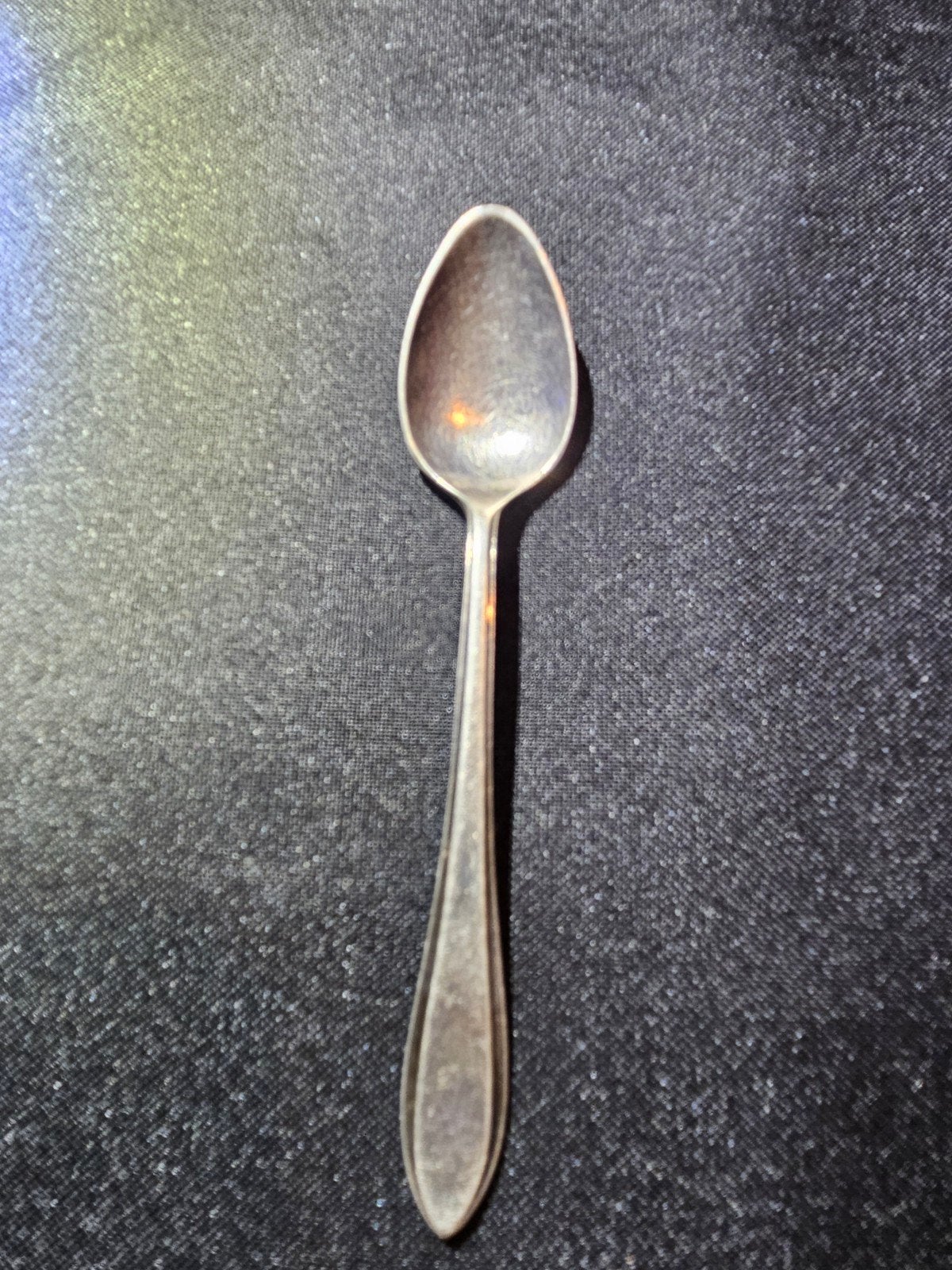 Vintage Gero 90 Puntfilet Verzilverde Theelepel - 11 cm, Antiek en Kunst, Ophalen of Verzenden