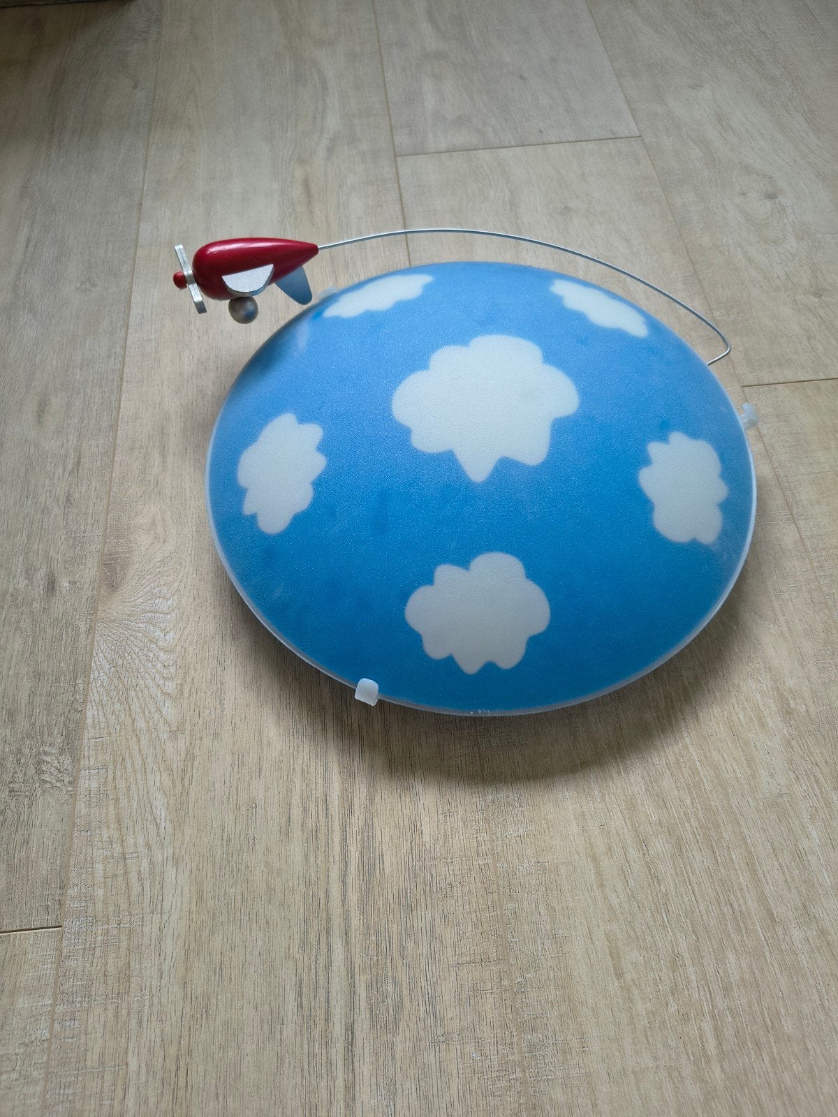 Philips Plafondlamp Vliegtuig Wolken Kinderlamp, Ophalen, Gebruikt, Blauw, Lamp