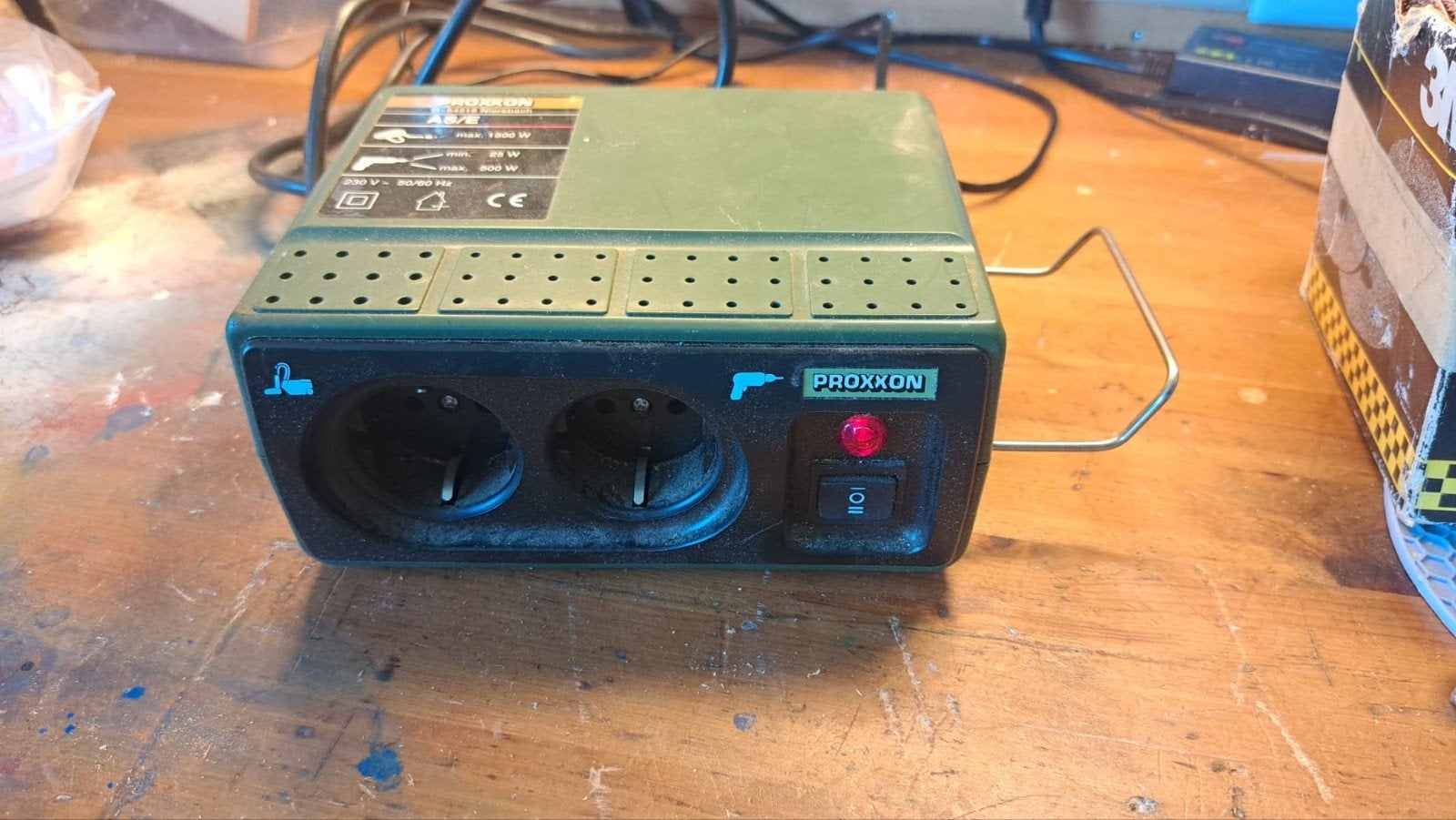 Proxxon schakelstopcontact, Ophalen