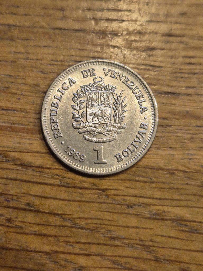 Venezuela - 1 Bolivar 1989, Verzenden, Zuid-Amerika, Losse munt