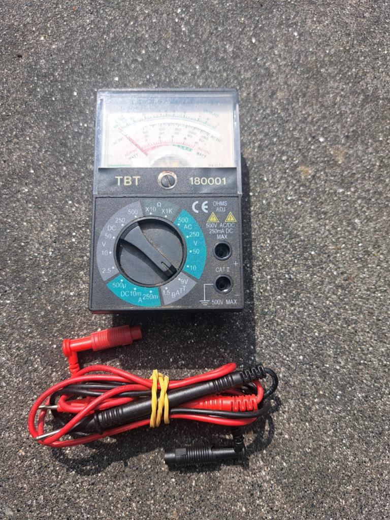 Multimeter TBT 180001.
Ooit gekocht, nooit gebruikt, Ophalen of Verzenden, Nieuw, Multimeter