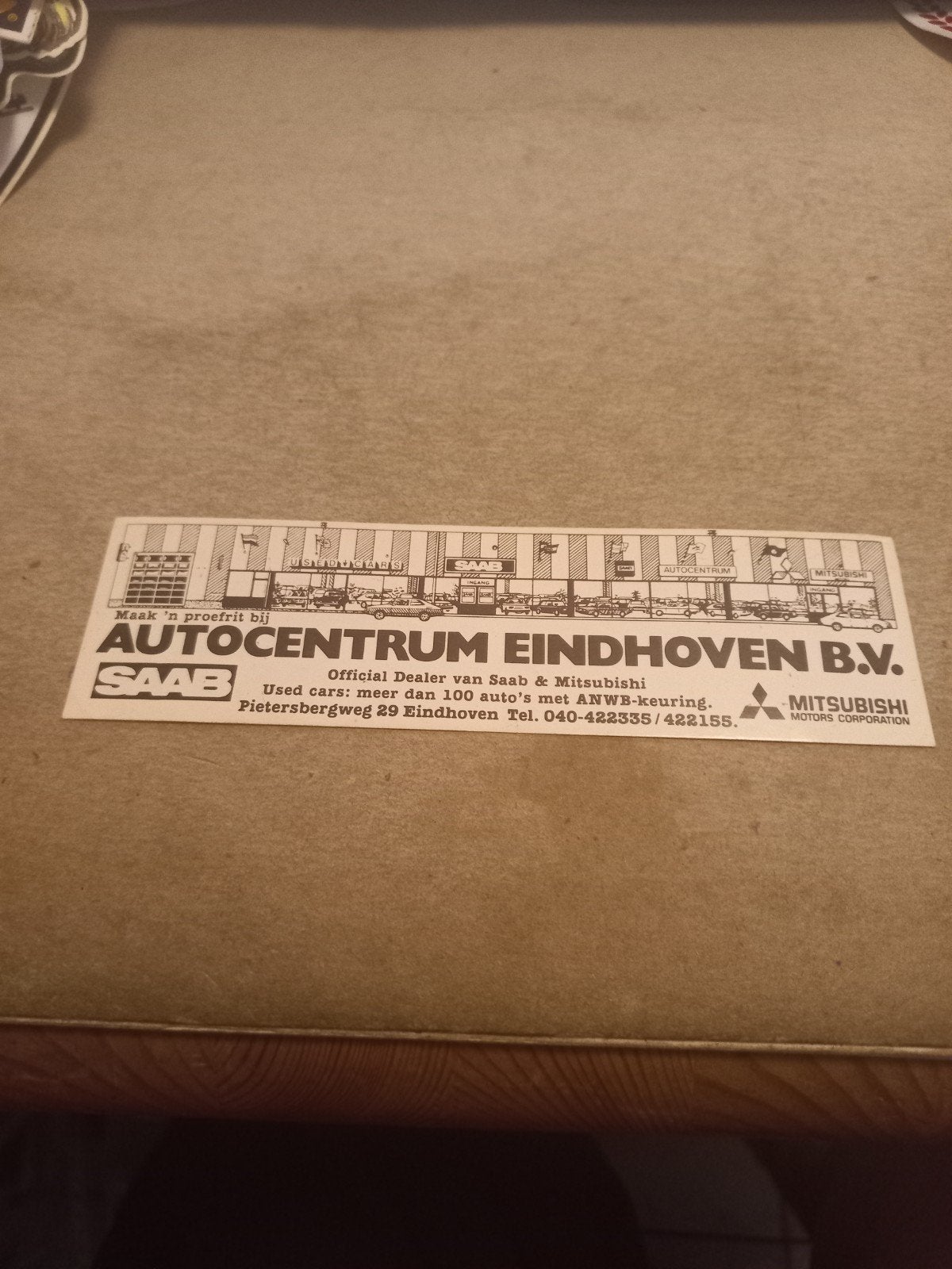 Autocentrum eindhoven saab mitchubitsi, Verzamelen, Ophalen of Verzenden, Zo goed als nieuw