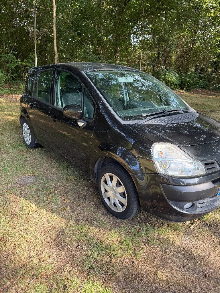 Renault Grand Modus 1.2 TCE 2010 Zwart, Auto's, Voorwielaandrijving, Stof, 4 cilinders, 100 pk