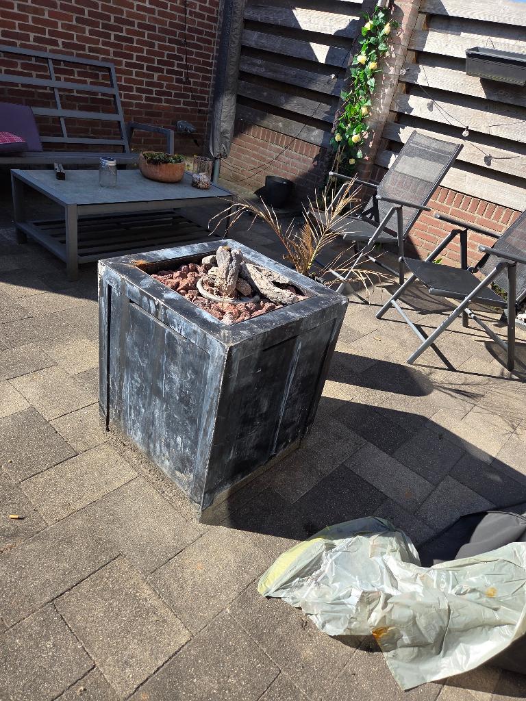 Gashaard tuin. Tuinhaard, Ophalen, Gebruikt