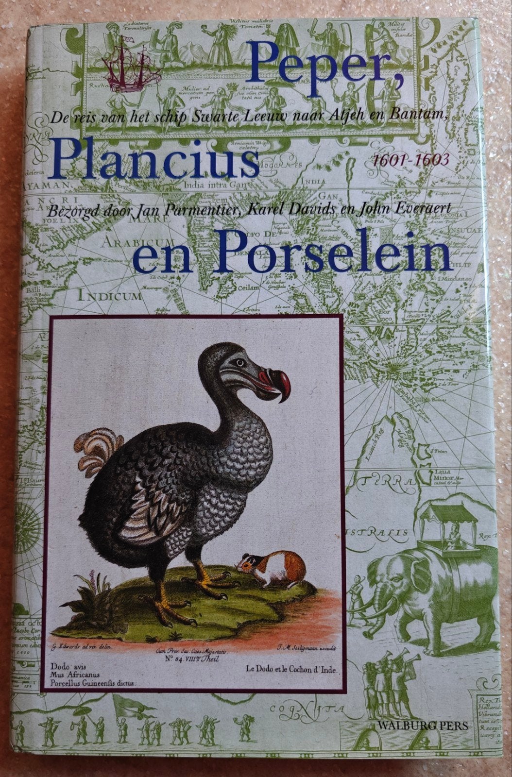 Peper, Plancius en Porselein: VOC reis Swarte Leeuw, Boeken, Ophalen of Verzenden, Zo goed als nieuw, Jan Parmentier, Karel Davids, John Everaert