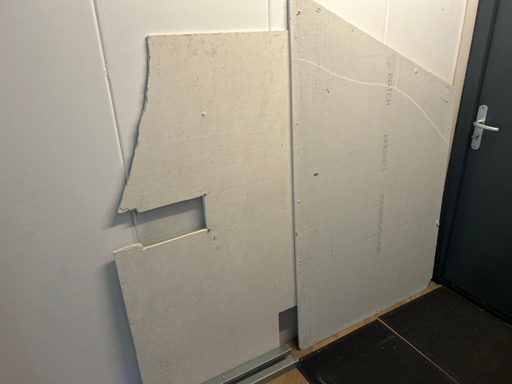 Brandwerende platen - Diverse afmetingen, Doe-het-zelf en Verbouw, Platen en Panelen, Ophalen, Gebruikt, Overige materialen, Minder dan 20 mm