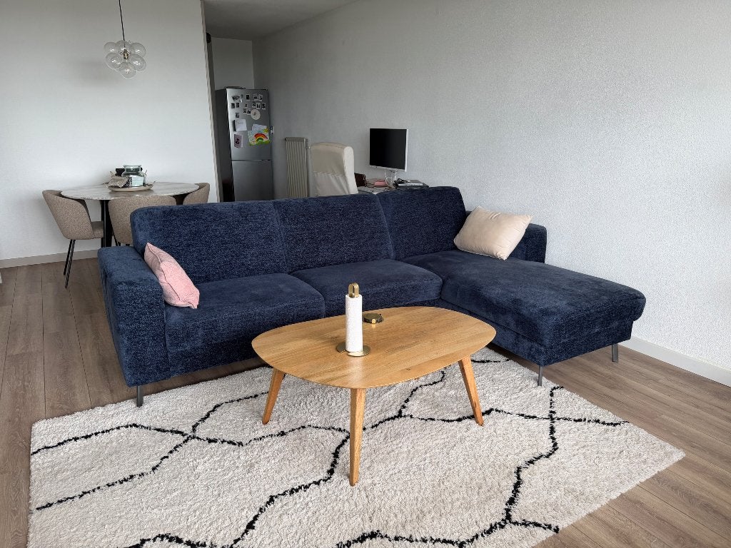 Blauwe (Bliss) L bank (zitmaxx), Ophalen, 250 tot 300 cm, Hoekbank, Driepersoons