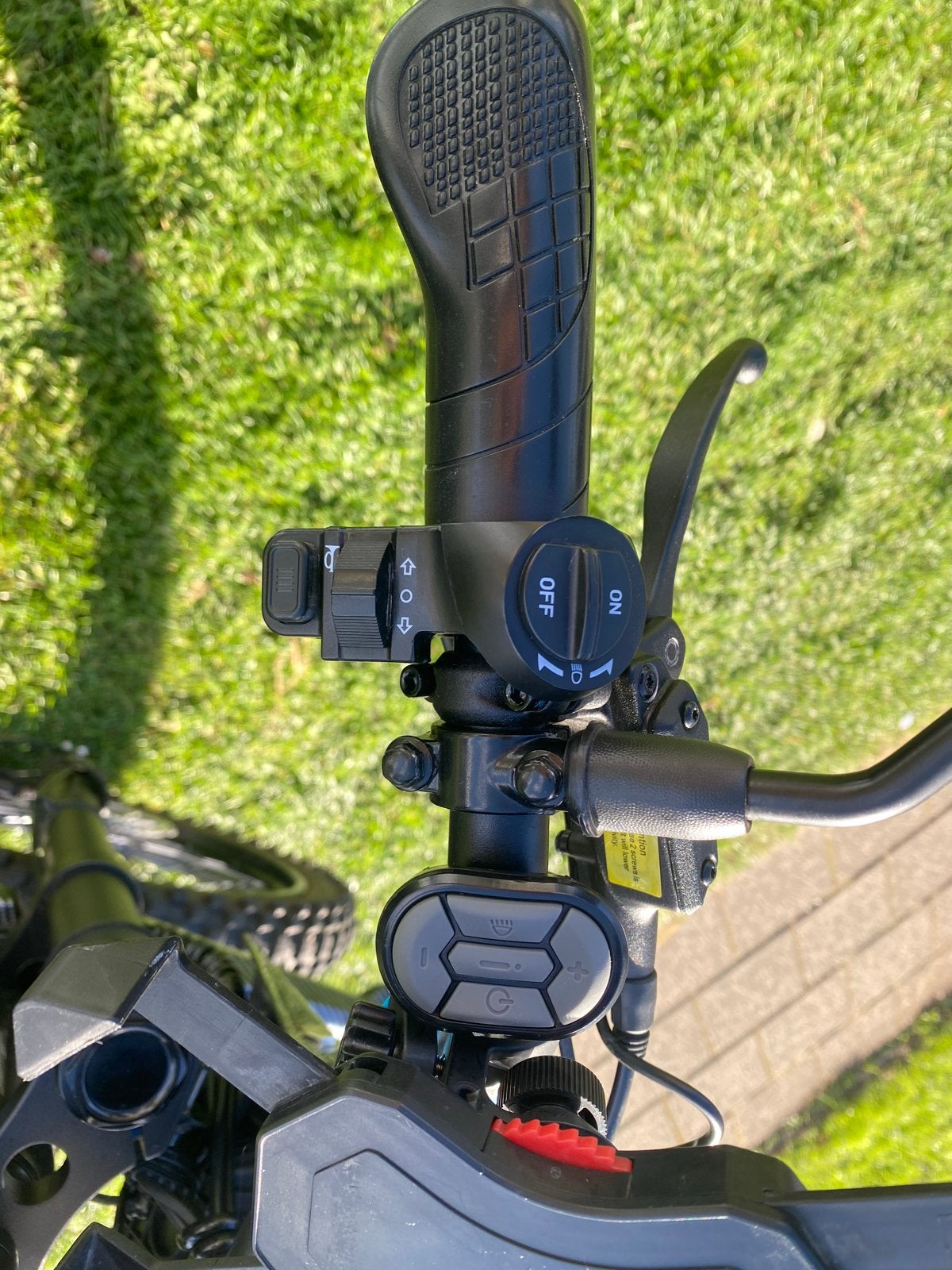 Elektrische fiets/scooter stuur met bediening, Ophalen of Verzenden, Gebruikt