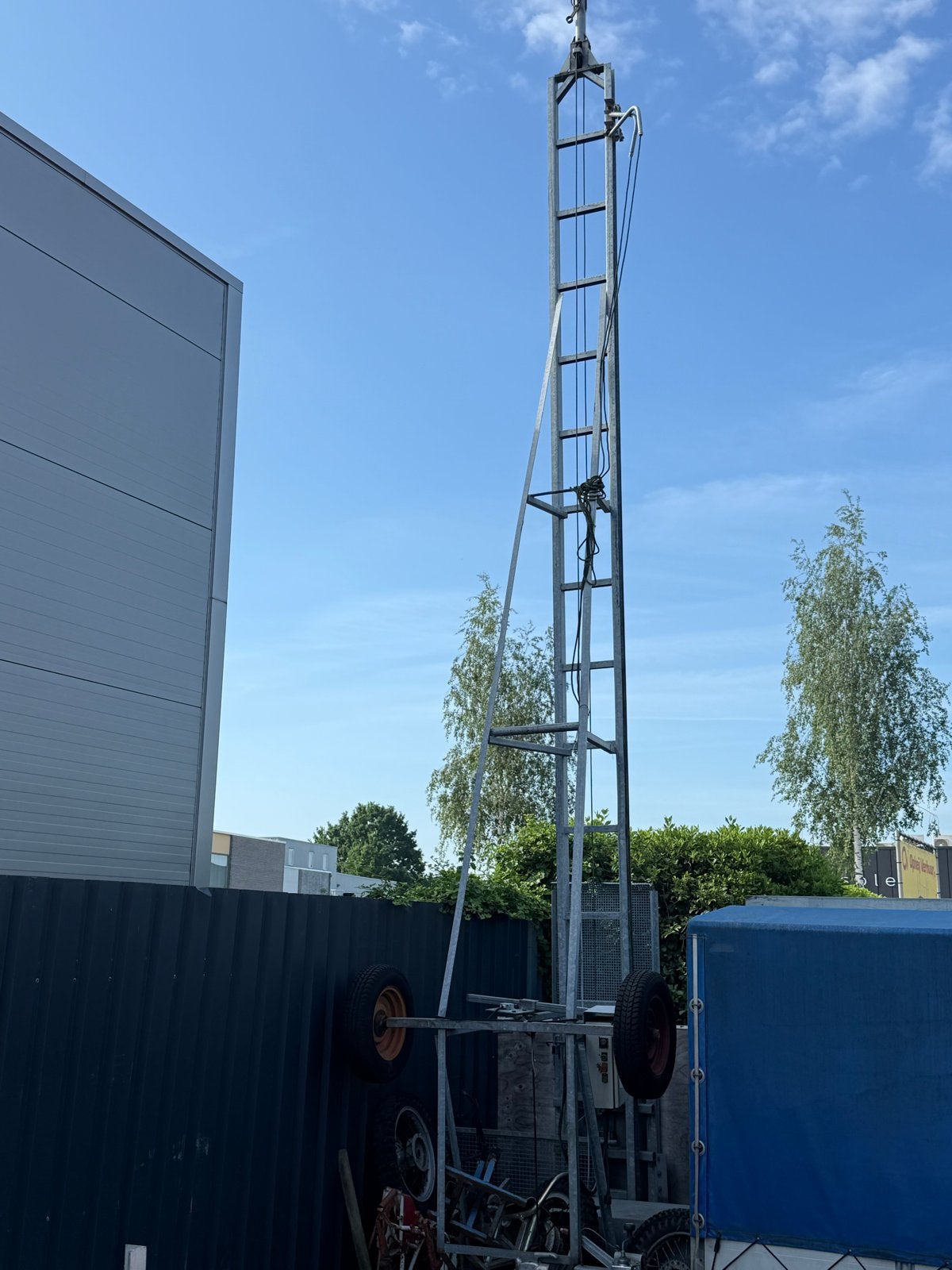 Neko Bouwlift 220V - Werkt prima, plaat moet vervangen, Ophalen, Gebruikt, Bouwlift
