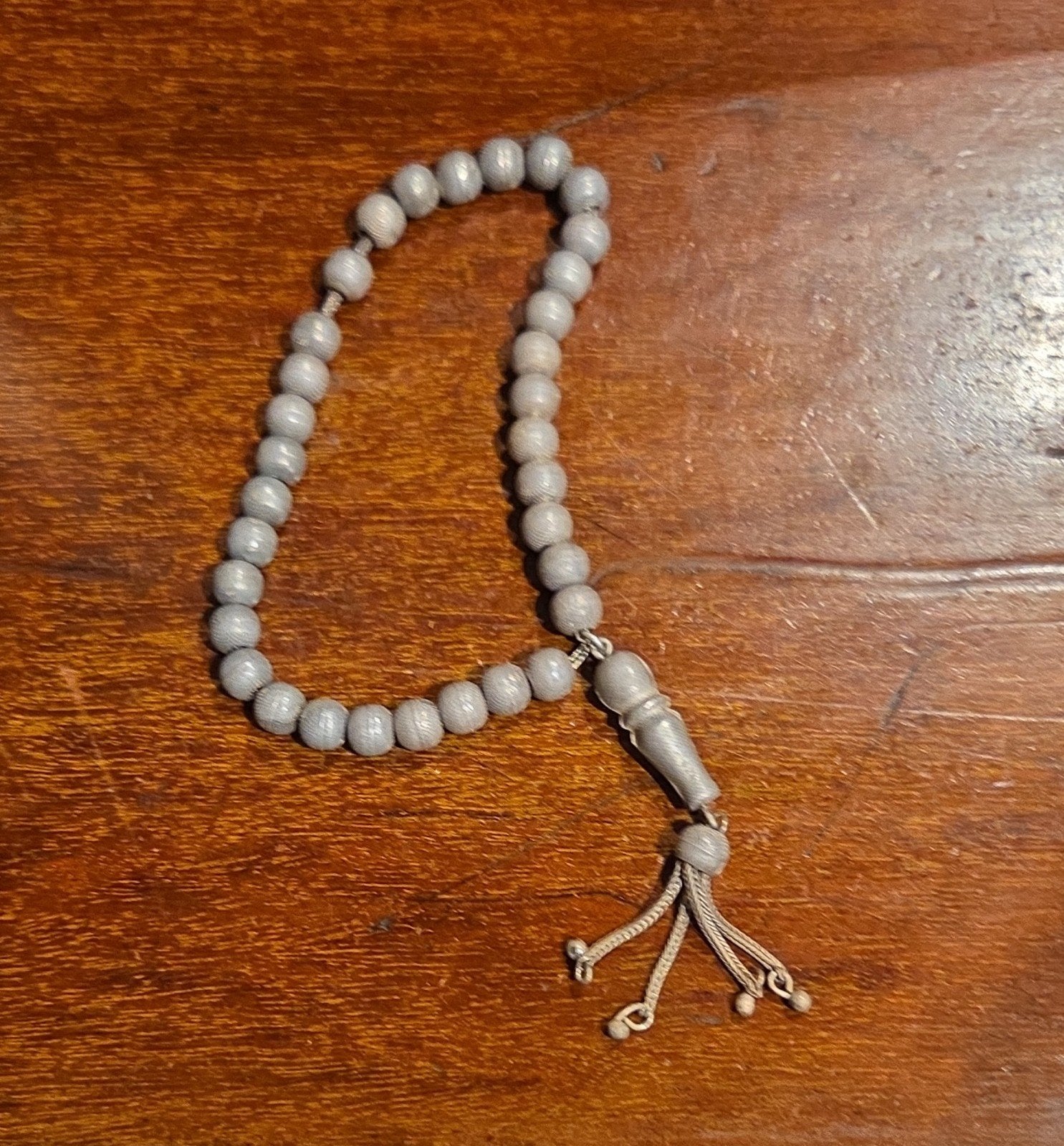 oude zilveren Tasbih Tesbih, Verzamelen, Ophalen of Verzenden, Gebruikt, Sieraad, Islam