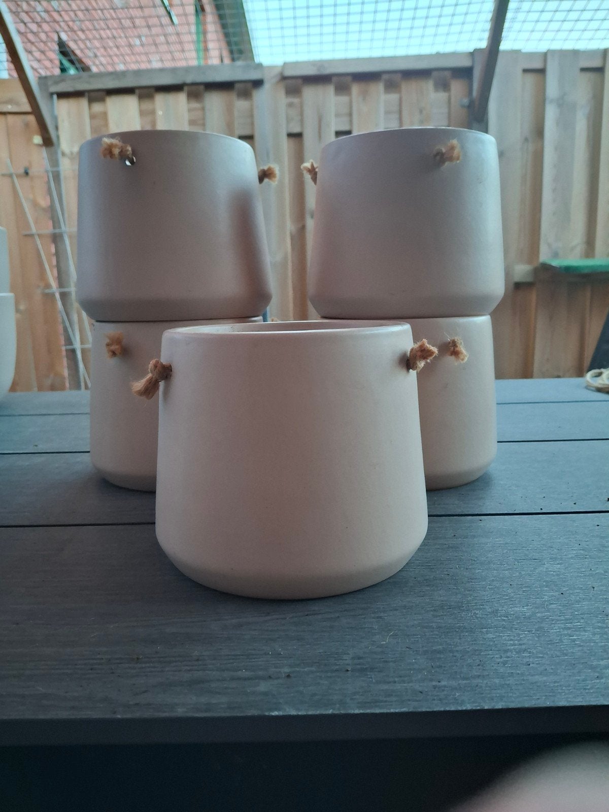 5 hangpotten, Huis en Inrichting, Ophalen, Halfschaduw, Minder dan 100 cm