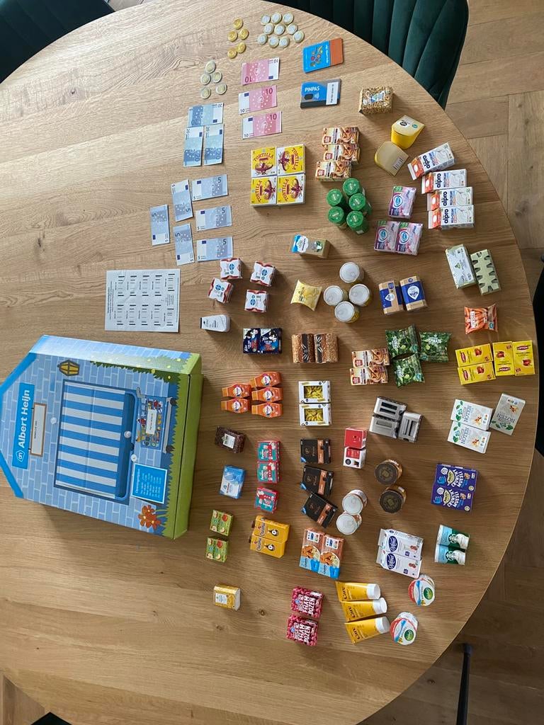 Albert heijn supermarktje/mini’s, Verzenden, Zo goed als nieuw, Poppenhuis