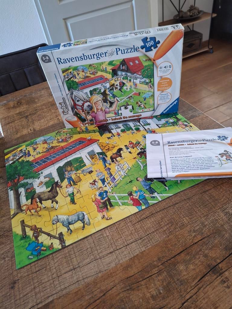 Tiptoi de manege puzzel, Ophalen of Verzenden, Zo goed als nieuw