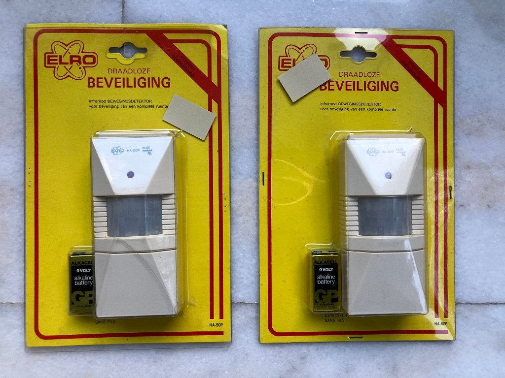 2x ELRO Bewegingsdetektor HA 50P, Ophalen of Verzenden, Nieuw, Detector, Sensor of Melder, Beweging