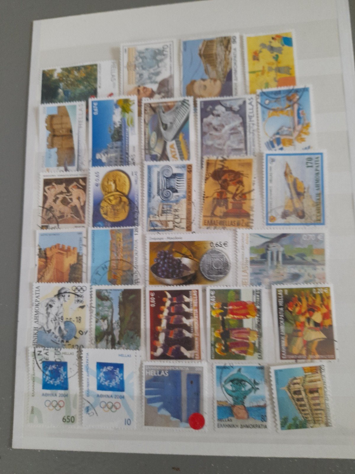 Kaveltje postzegels Griekenland, Ophalen of Verzenden, Buitenland