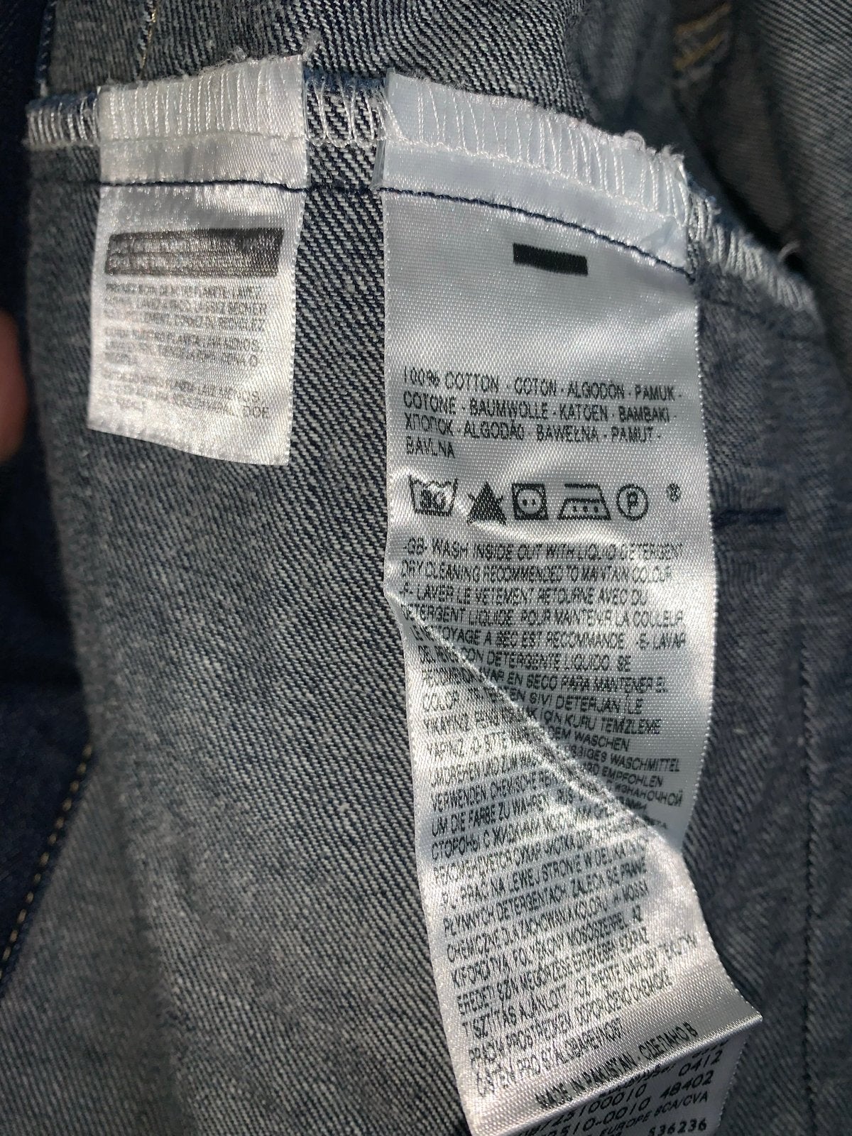 Levi's spijkerjack maat S nieuw staat, Ophalen of Verzenden, Zo goed als nieuw, Maat 46 (S) of kleiner, Blauw