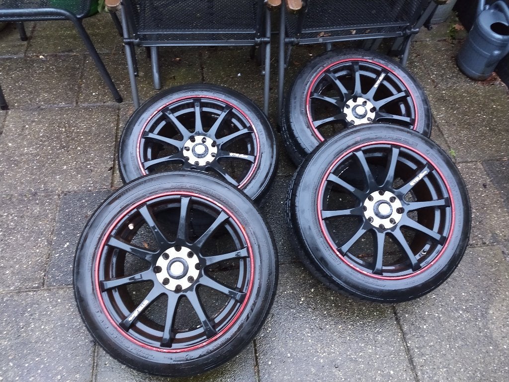 Velgen plus Banden, Ophalen, Gebruikt, 16 inch, Banden en Velgen