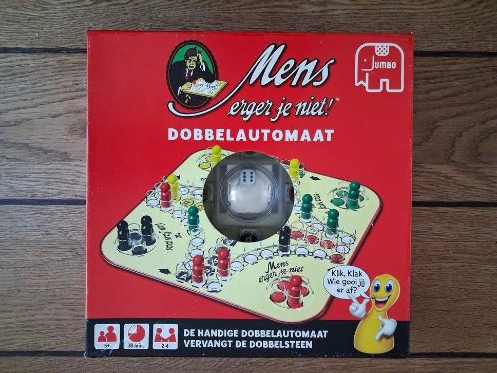 mens erger je niet spel bordspel automaat, Ophalen of Verzenden