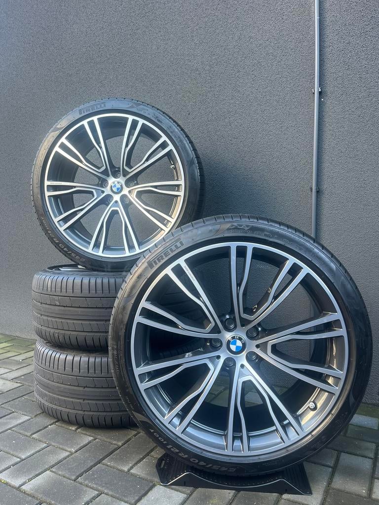 21 INCH BMW 726i INDIVIDUAL ORIGINEEL X3 IX3 X4 G01 G02 G08, Ophalen, 245 mm, Banden en Velgen, 21 inch