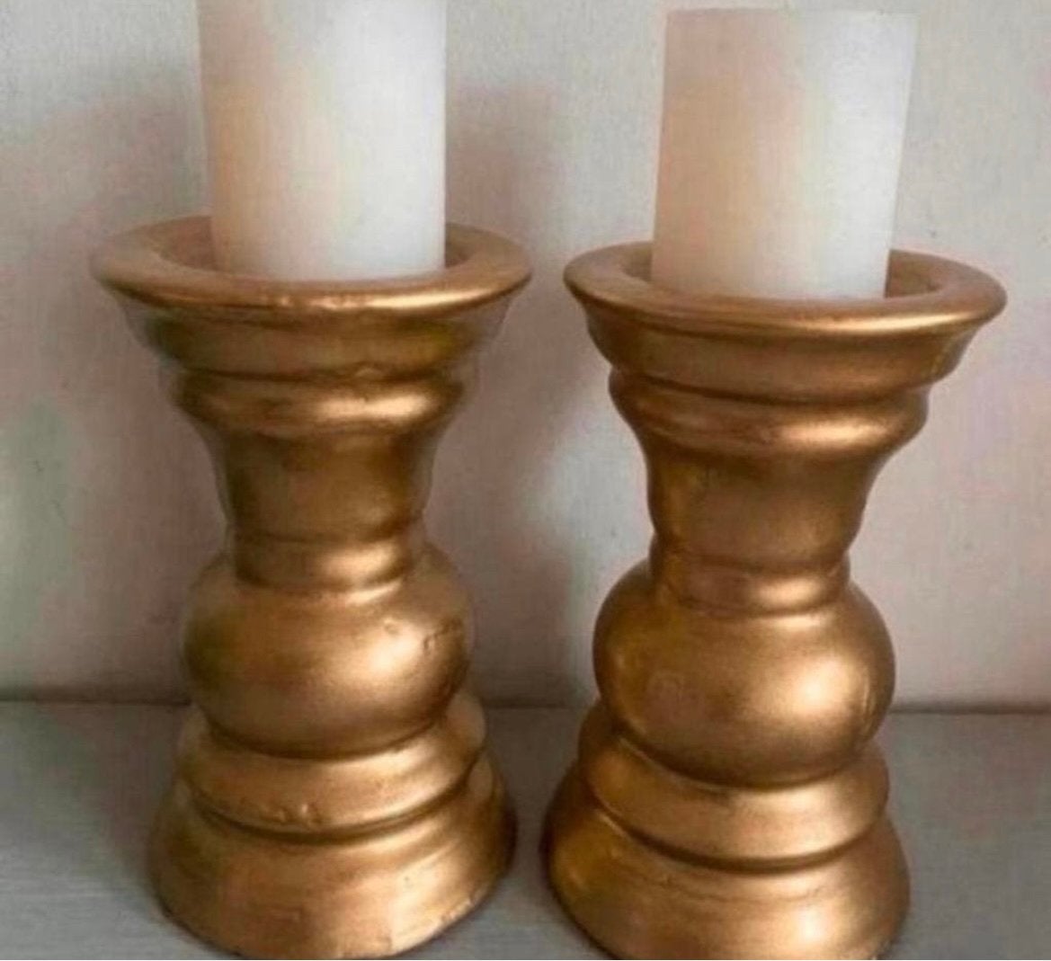 2 gouden kandelaars, Ophalen, Zo goed als nieuw