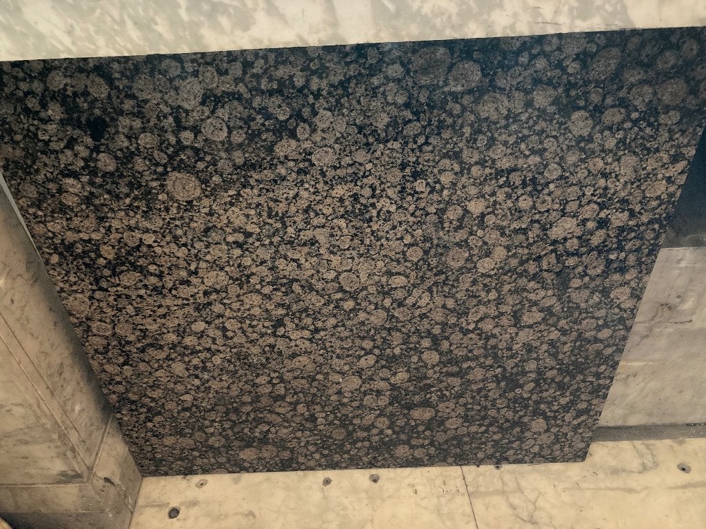 Prachtig luxe Natuursteen tafelblad tegel 100 cm x 100 cm, Ophalen, Overige materialen, Vierkant, Zo goed als nieuw