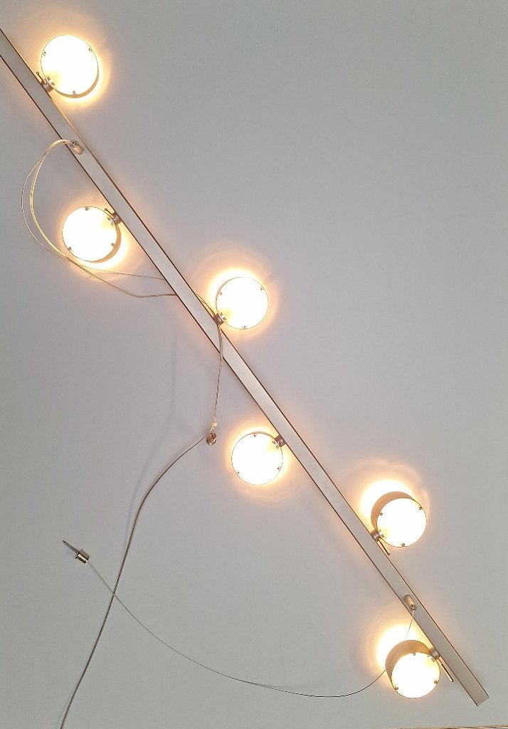 Puk Maxx designlamp met 6 halogeen lampjes van 40W, Ophalen, Gebruikt, Design, Overige fittingen