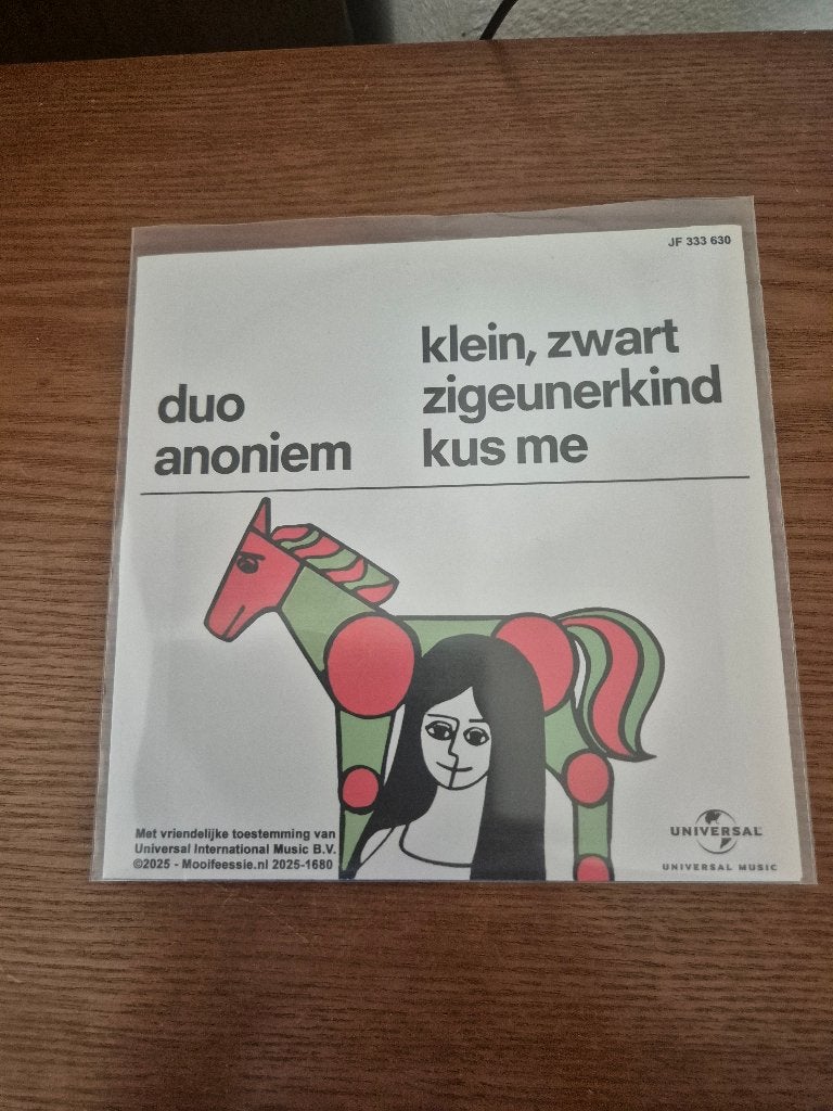duo anoniem, Ophalen of Verzenden, Zo goed als nieuw, 7 inch, Levenslied of Smartlap