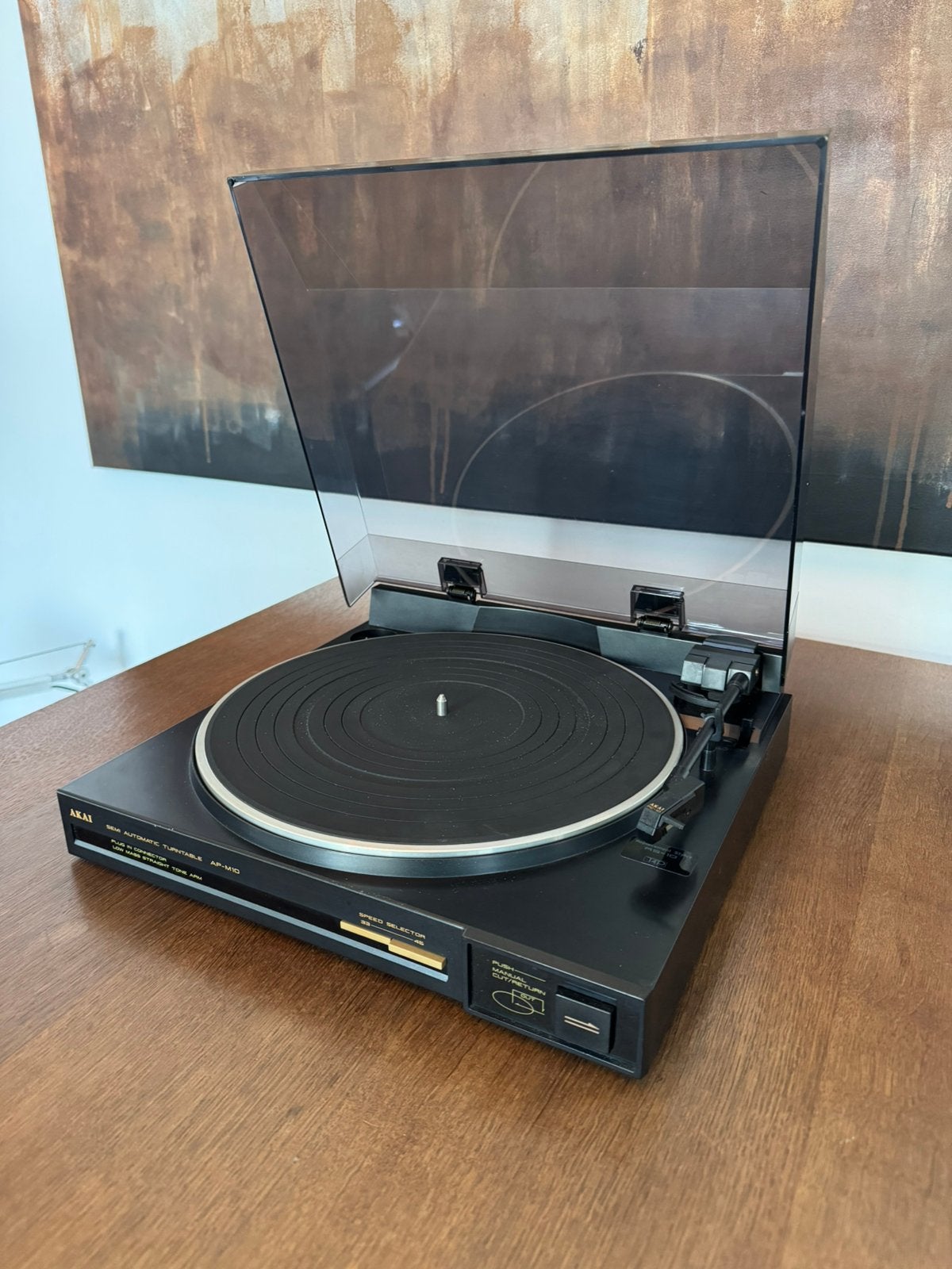 Akai AP-M10 platenspeler - Nieuwe naald en snaar, Ophalen, Zo goed als nieuw, Akai