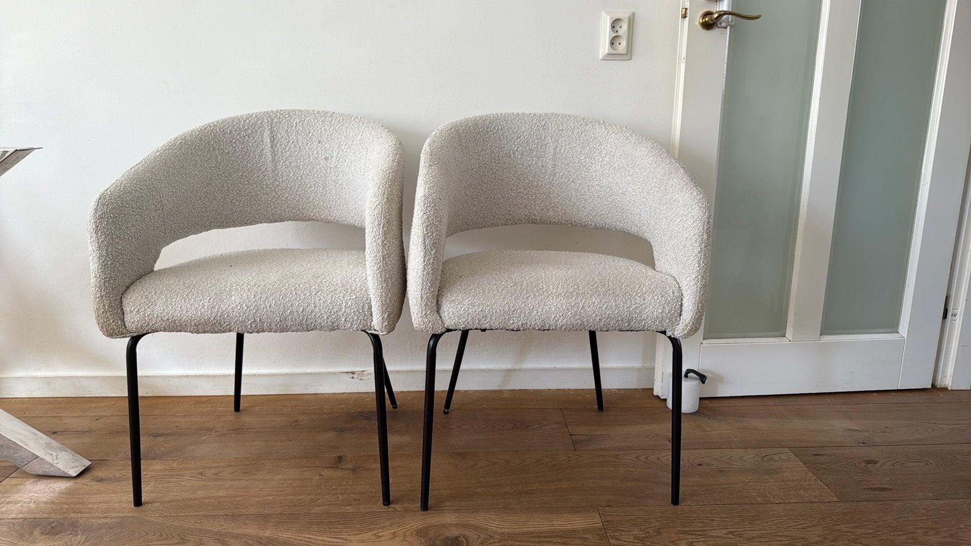 4x eettafelstoelen, Ophalen, Zo goed als nieuw, Minder dan 75 cm, 50 tot 75 cm