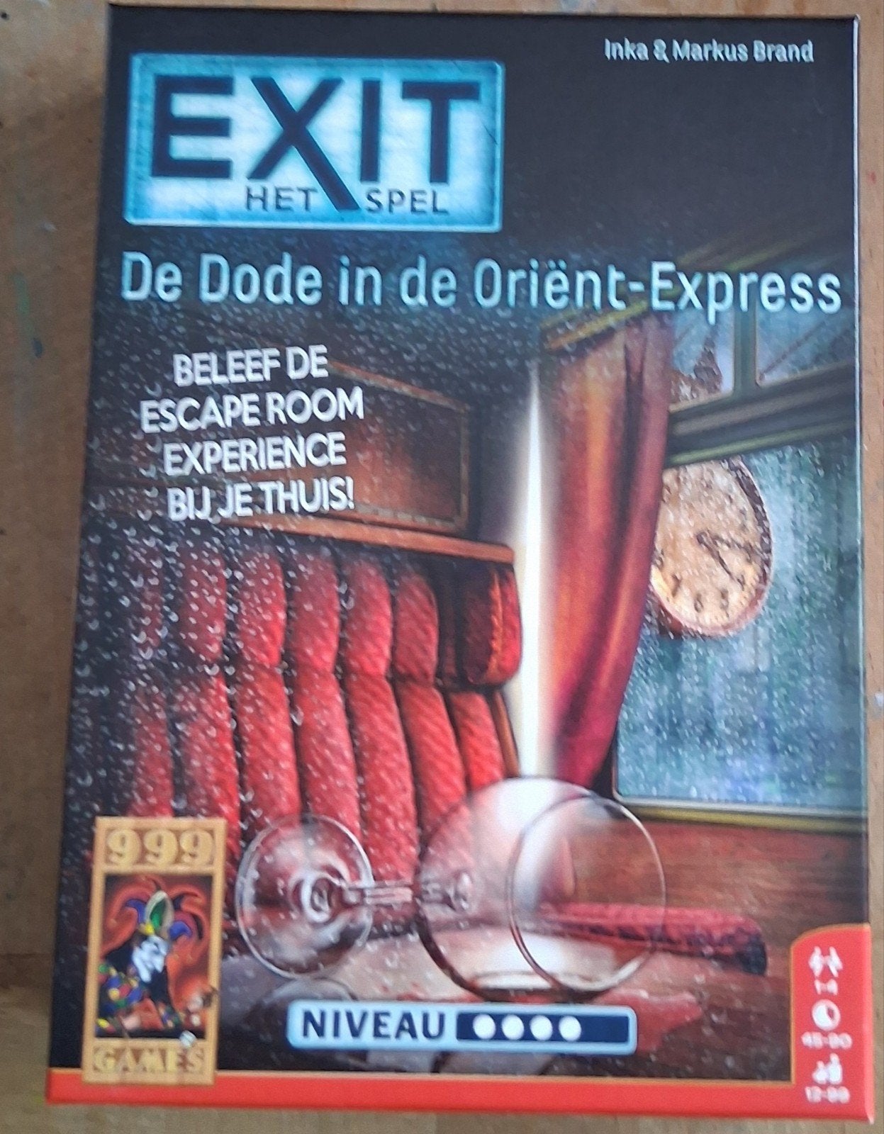 EXIT: De Dode in de Oriënt-Express - Escape Room Spel, Een of twee spelers, Ophalen of Verzenden, Zo goed als nieuw, 999 Games