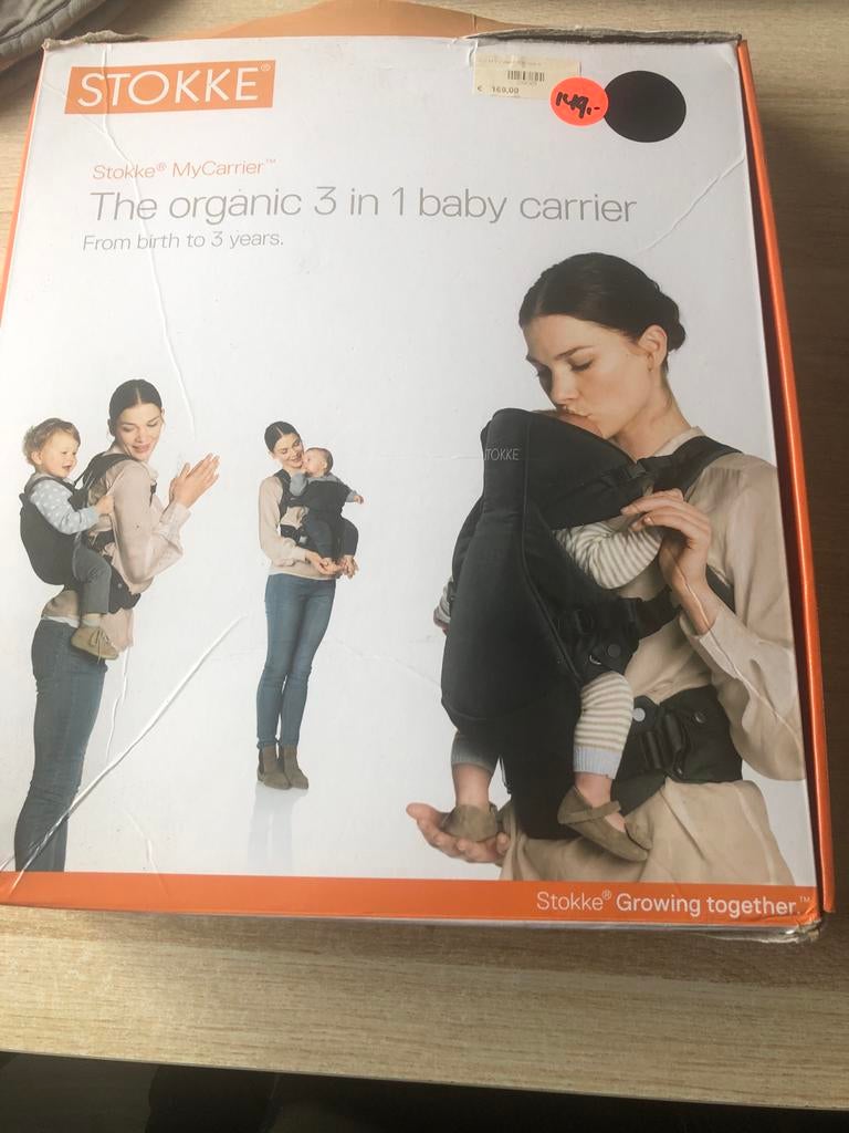 Stokke MyCarrier 3-in-1 babydrager, Ophalen of Verzenden, Gebruikt, Buik, Rug of Zij, Draagzak