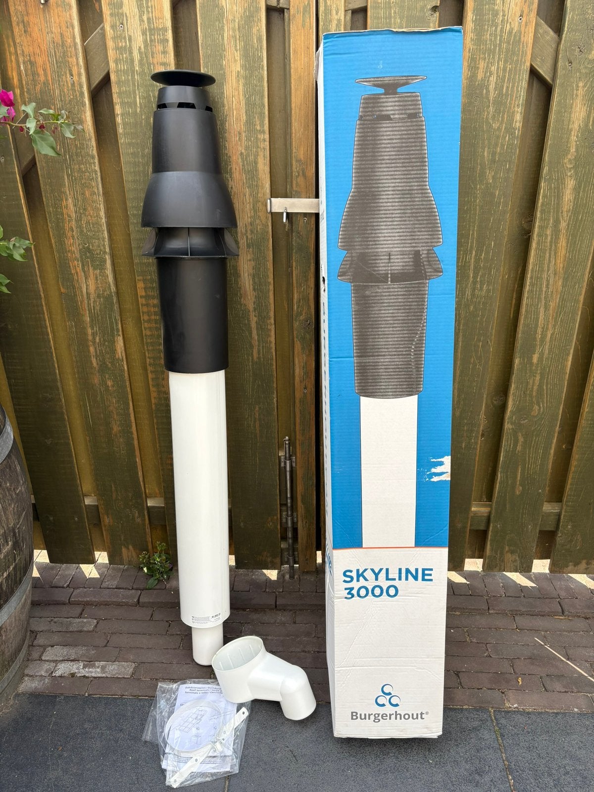 Skyline 3000 Dakdoorvoer CV 125/80 NIEUW, Overige typen, Nieuw, Minder dan 60 cm, Ophalen of Verzenden