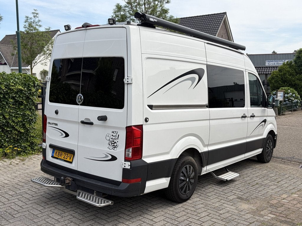 Volkswagen Crafter Camper met nieuw interieur! Buscamper, Buscamper of Camperbus, Info@bluebedrijfswagens.nl, Tot en met 2, Bedrijf