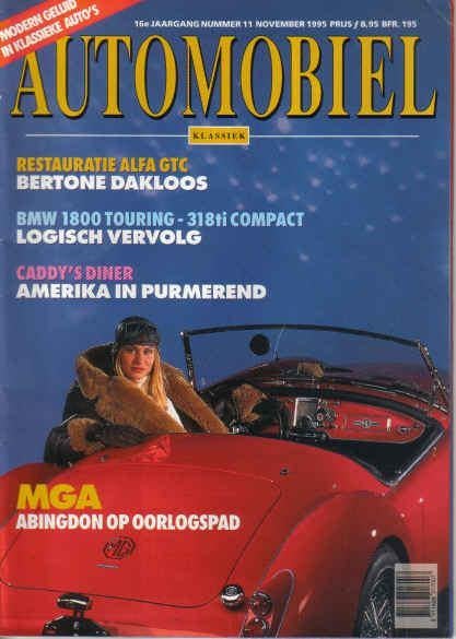 Automobiel 11 1995 : BMW 1802 Touring - Chrysler New Yorker, Ophalen of Verzenden, Gelezen, Algemeen