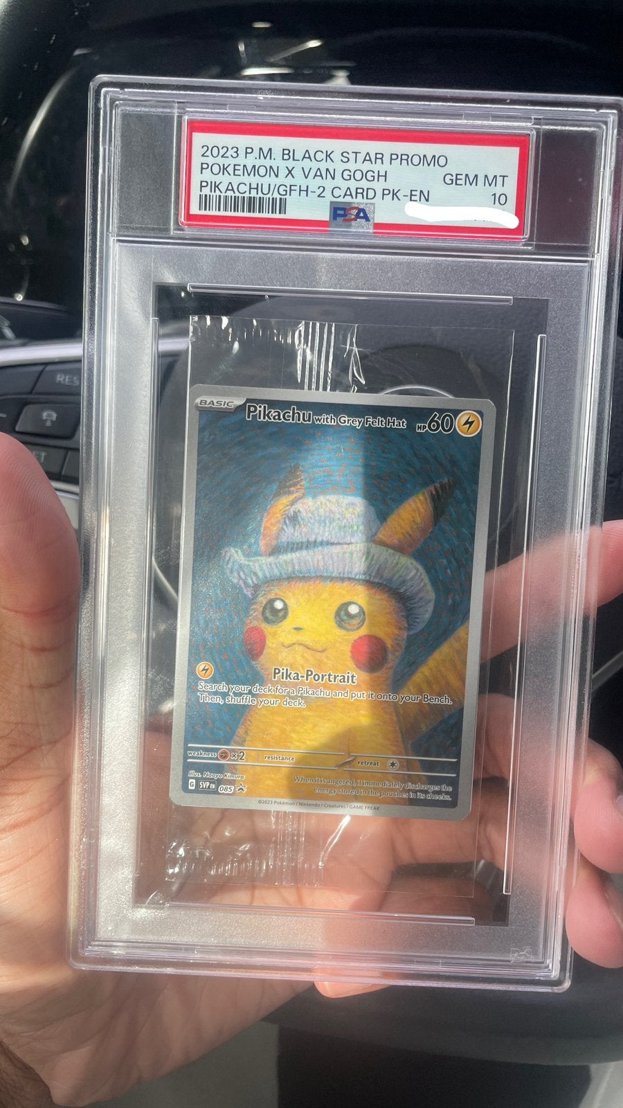 Sealed Pika V gogh PSA10, Ophalen of Verzenden, Zo goed als nieuw, Losse kaart, Foil